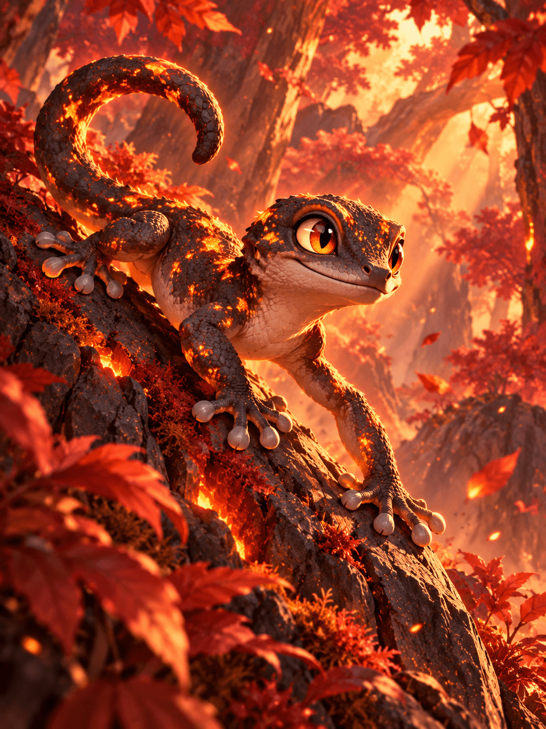 Coal Gecko — Ember theme artwork