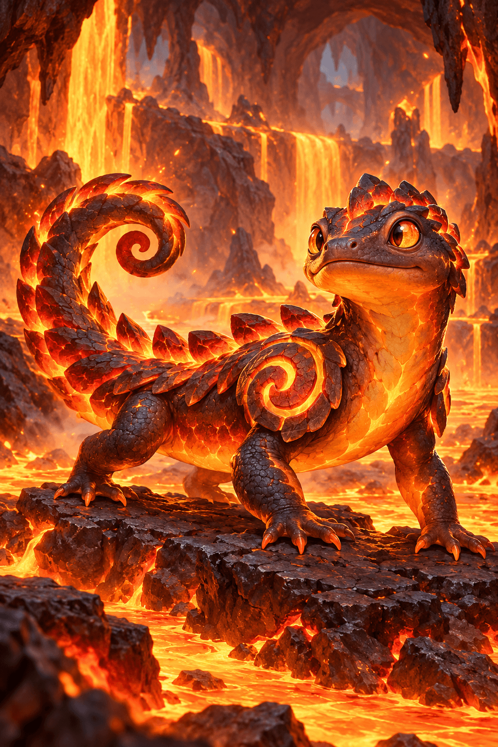 Kiln Salamander — Ember theme artwork